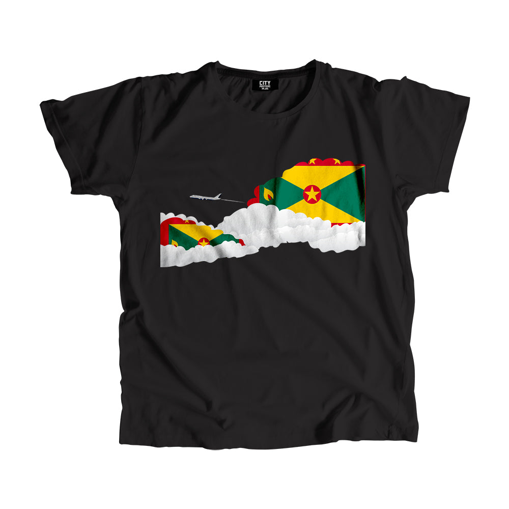 Grenada Day Clouds Men Unisex T-Shirt | Travel & Country Graphic Cotton Tee