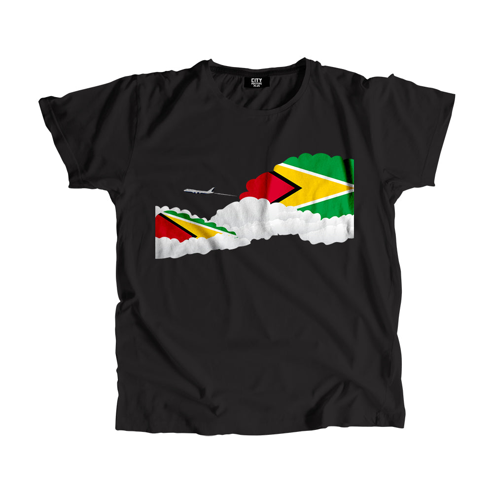 Guyana Day Clouds Men Unisex T-Shirt | Travel & Country Graphic Cotton Tee