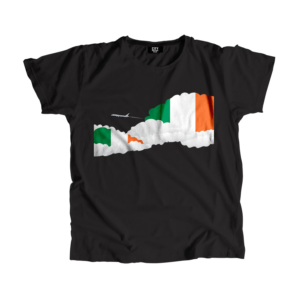 Ireland Day Clouds Men Unisex T-Shirt | Travel & Country Graphic Cotton Tee