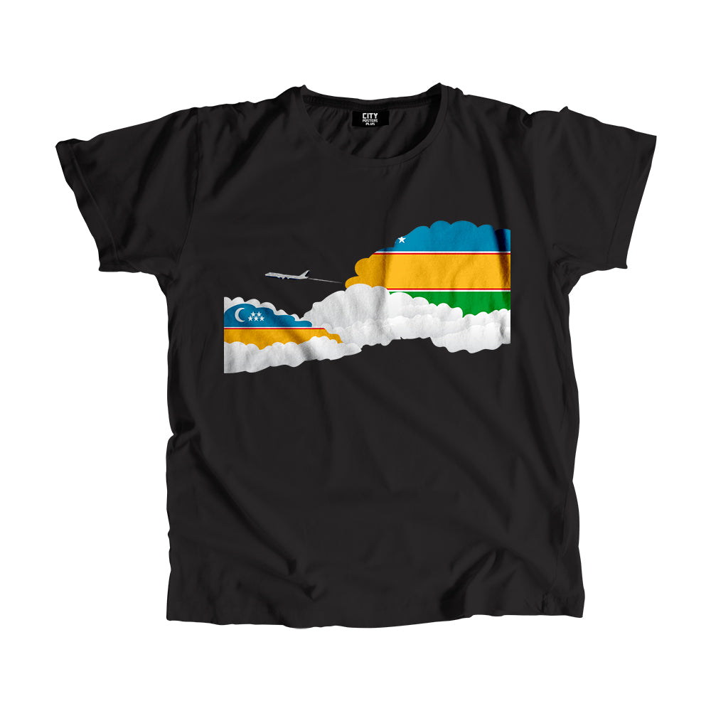 Karakalpakstan Day Clouds Men Unisex T-Shirt | Travel & Country Graphic Cotton Tee