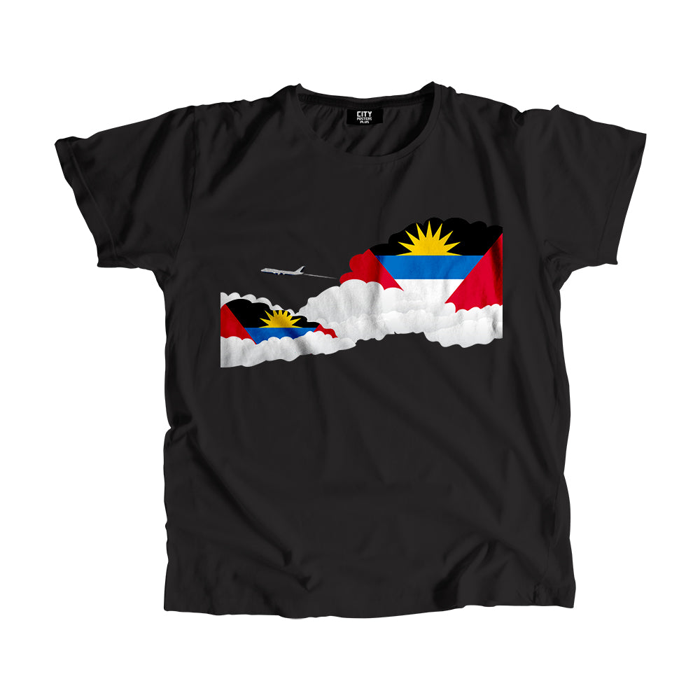 Antigua and Barbuda Day Clouds Men Unisex T-Shirt | Travel & Country Graphic Cotton Tee