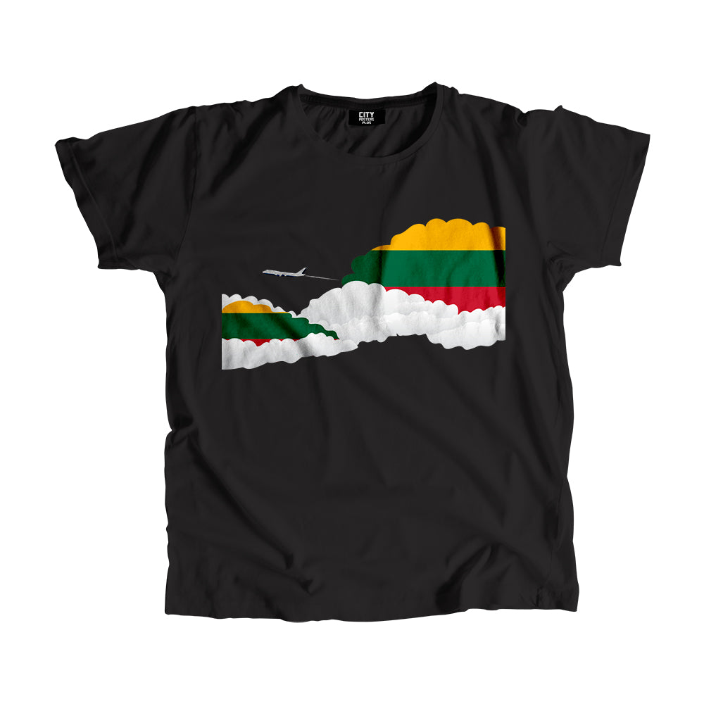 Lithuania Day Clouds Men Unisex T-Shirt | Travel & Country Graphic Cotton Tee