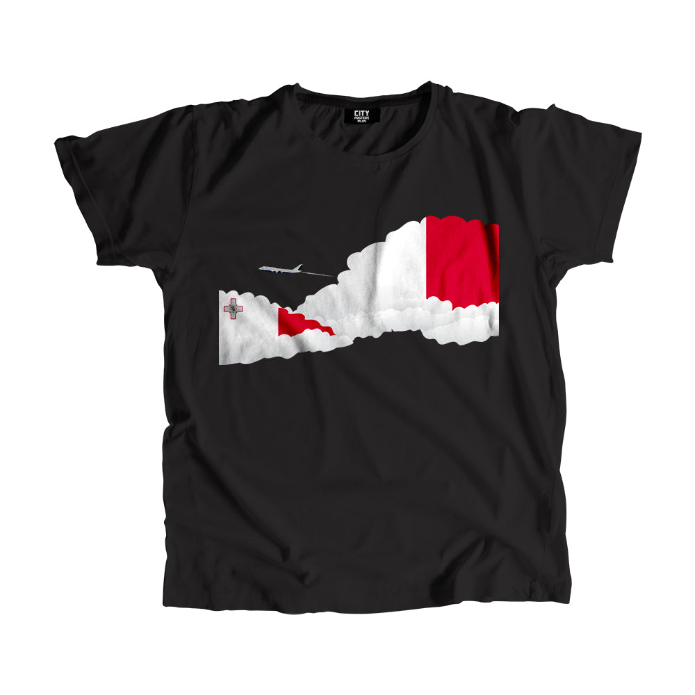 Malta Day Clouds Men Unisex T-Shirt | Travel & Country Graphic Cotton Tee