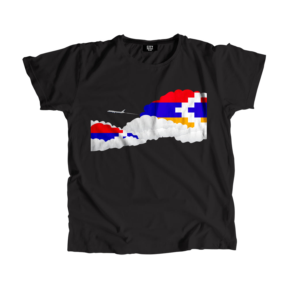 Nagorno-Karabakh Republic Day Clouds Men Unisex T-Shirt | Travel & Country Graphic Cotton Tee