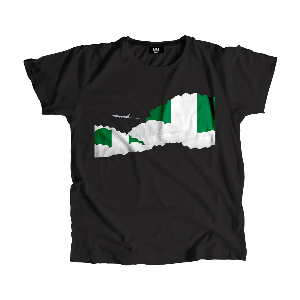 Nigeria Day Clouds Men Unisex T-Shirt | Travel & Country Graphic Cotton Tee