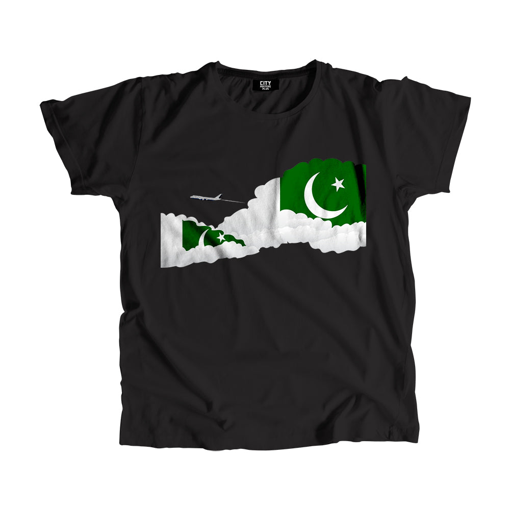 Pakistan Day Clouds Men Unisex T-Shirt | Travel & Country Graphic Cotton Tee