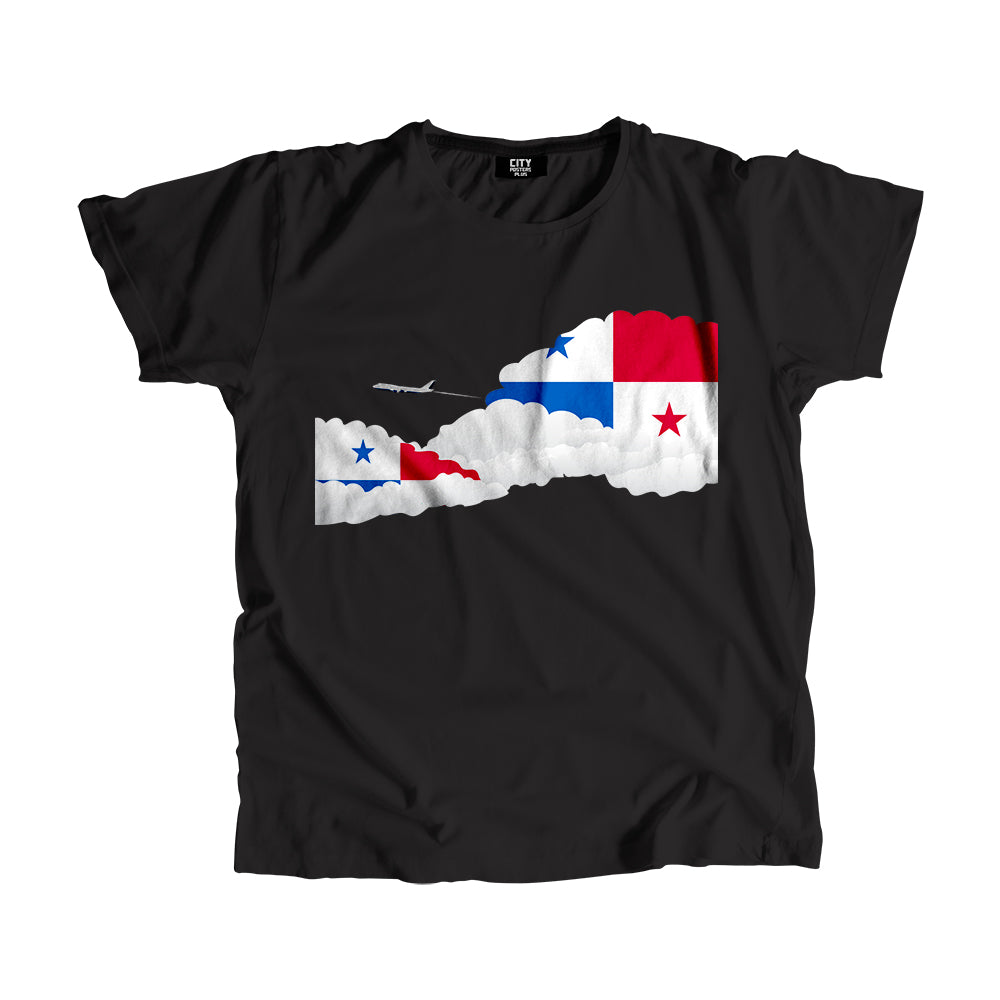 Panama Day Clouds Men Unisex T-Shirt | Travel & Country Graphic Cotton Tee