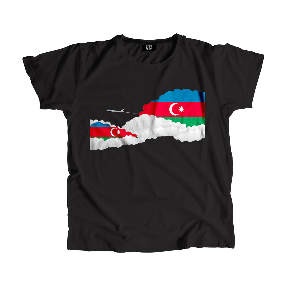 Azerbaijan Day Clouds Men Unisex T-Shirt | Travel & Country Graphic Cotton Tee