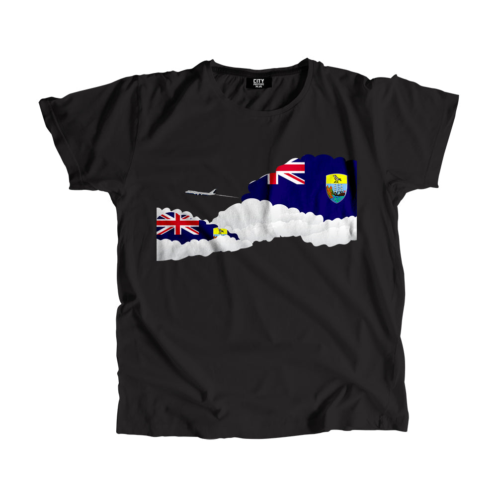 Saint Helena Day Clouds Men Unisex T-Shirt | Travel & Country Graphic Cotton Tee