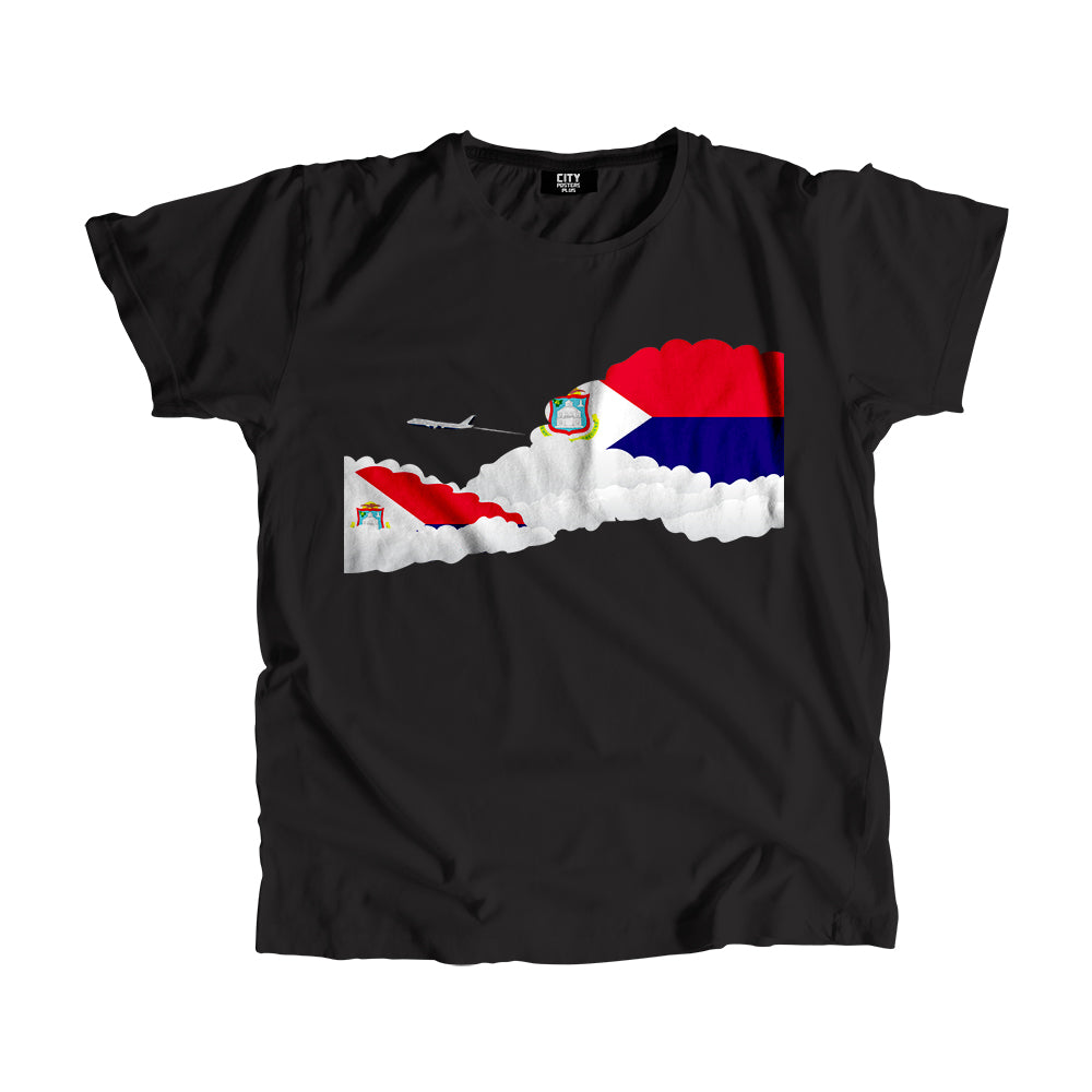 Saint Martin Day Clouds Men Unisex T-Shirt | Travel & Country Graphic Cotton Tee