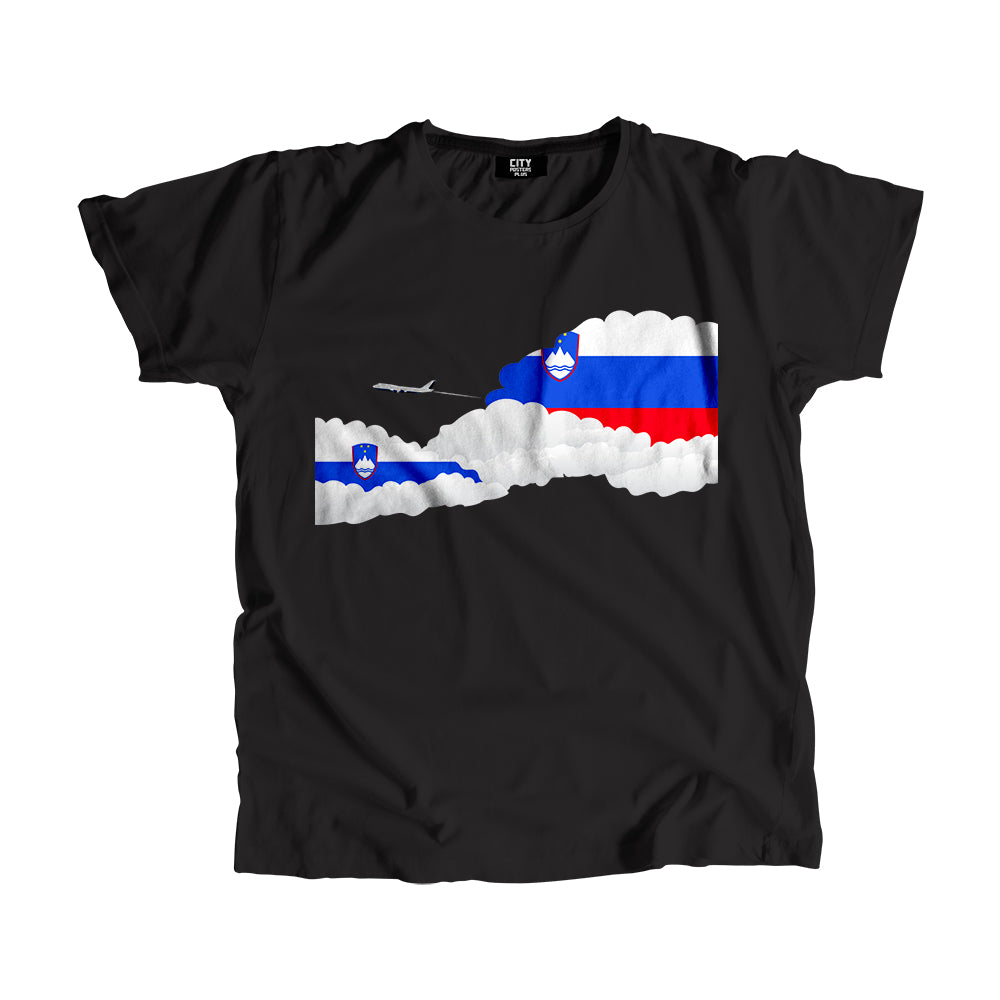 Slovenia Day Clouds Men Unisex T-Shirt | Travel & Country Graphic Cotton Tee