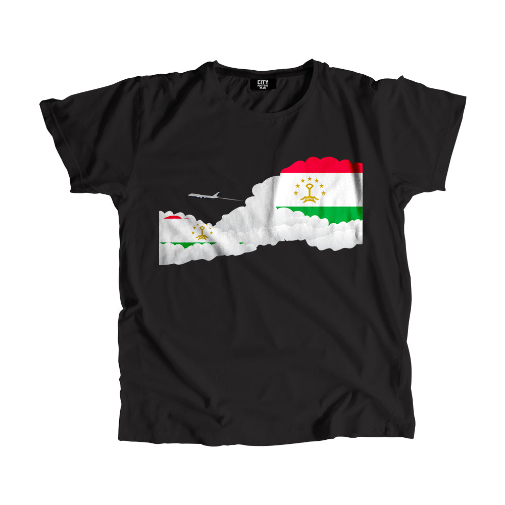 Tajikistan Day Clouds Men Unisex T-Shirt | Travel & Country Graphic Cotton Tee