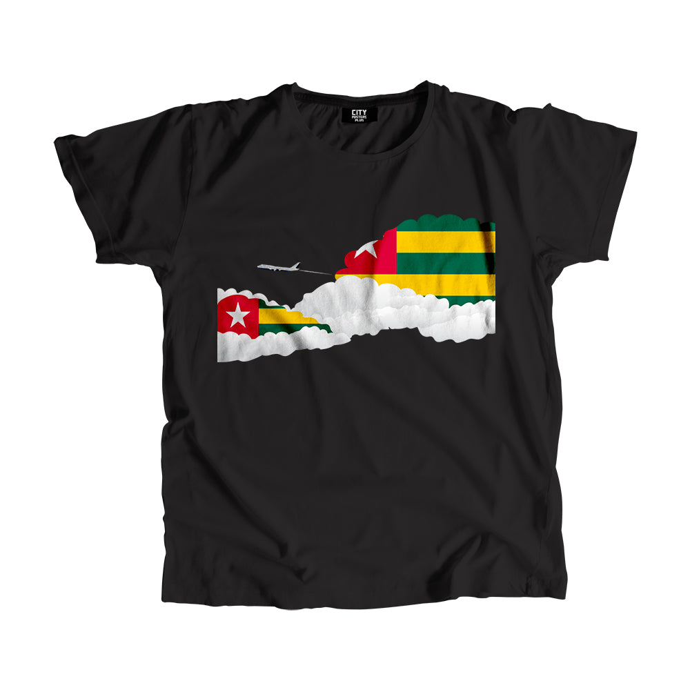 Togo Day Clouds Men Unisex T-Shirt | Travel & Country Graphic Cotton Tee