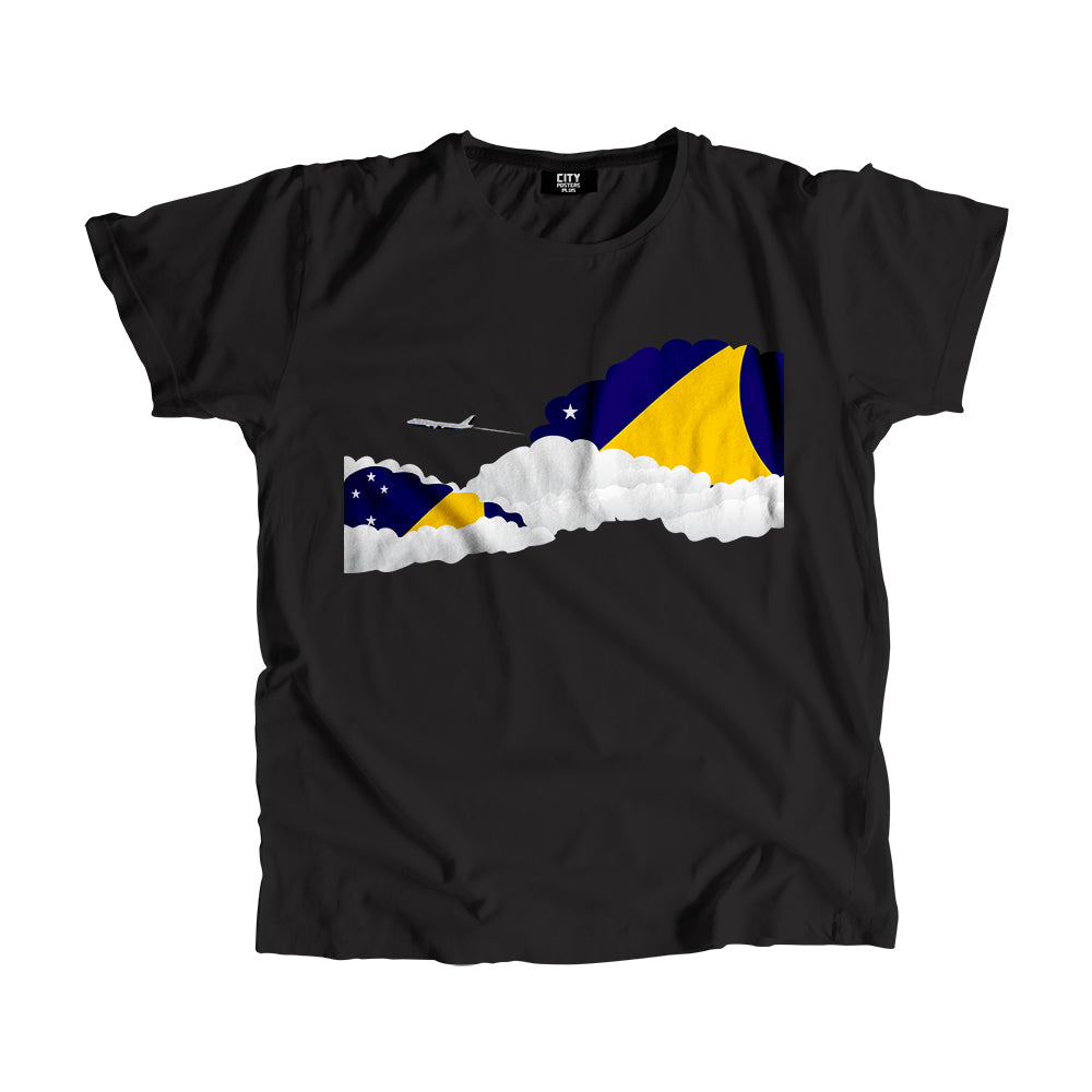 Tokelau Day Clouds Men Unisex T-Shirt | Travel & Country Graphic Cotton Tee