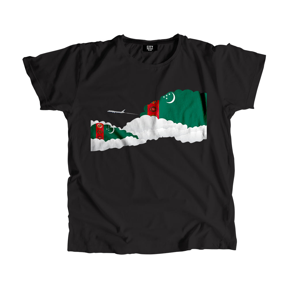 Turkmenistan Day Clouds Men Unisex T-Shirt | Travel & Country Graphic Cotton Tee