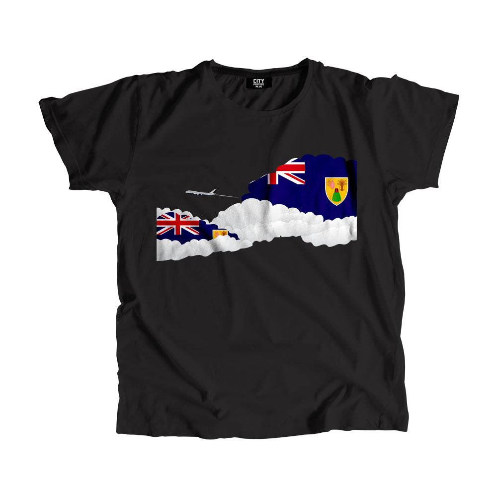 Turks and Caicos Islands Day Clouds Men Unisex T-Shirt | Travel & Country Graphic Cotton Tee