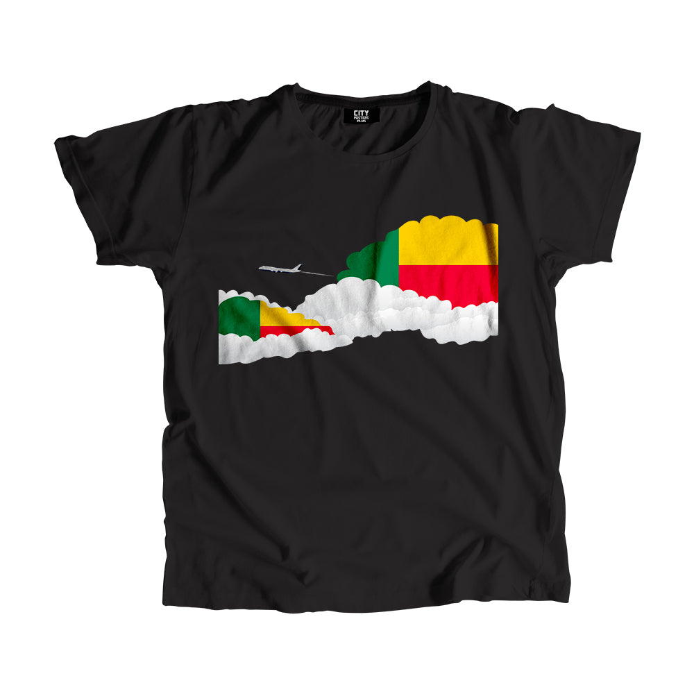 Benin Day Clouds Men Unisex T-Shirt | Travel & Country Graphic Cotton Tee