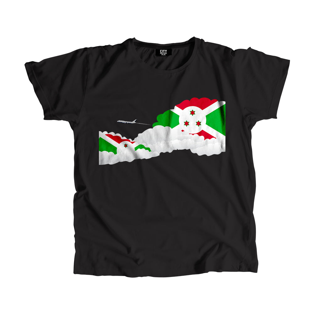 Burundi Day Clouds Men Unisex T-Shirt | Travel & Country Graphic Cotton Tee
