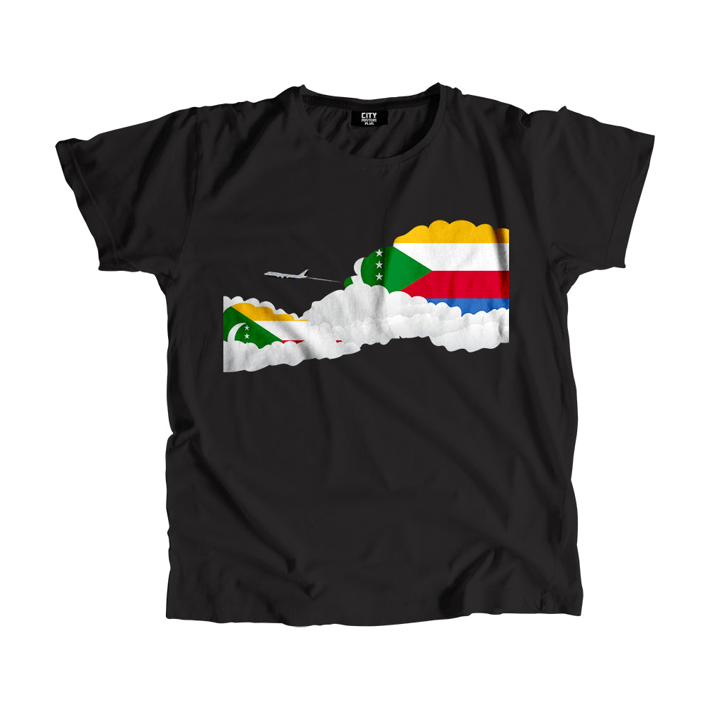 Comoros Day Clouds Men Unisex T-Shirt | Travel & Country Graphic Cotton Tee