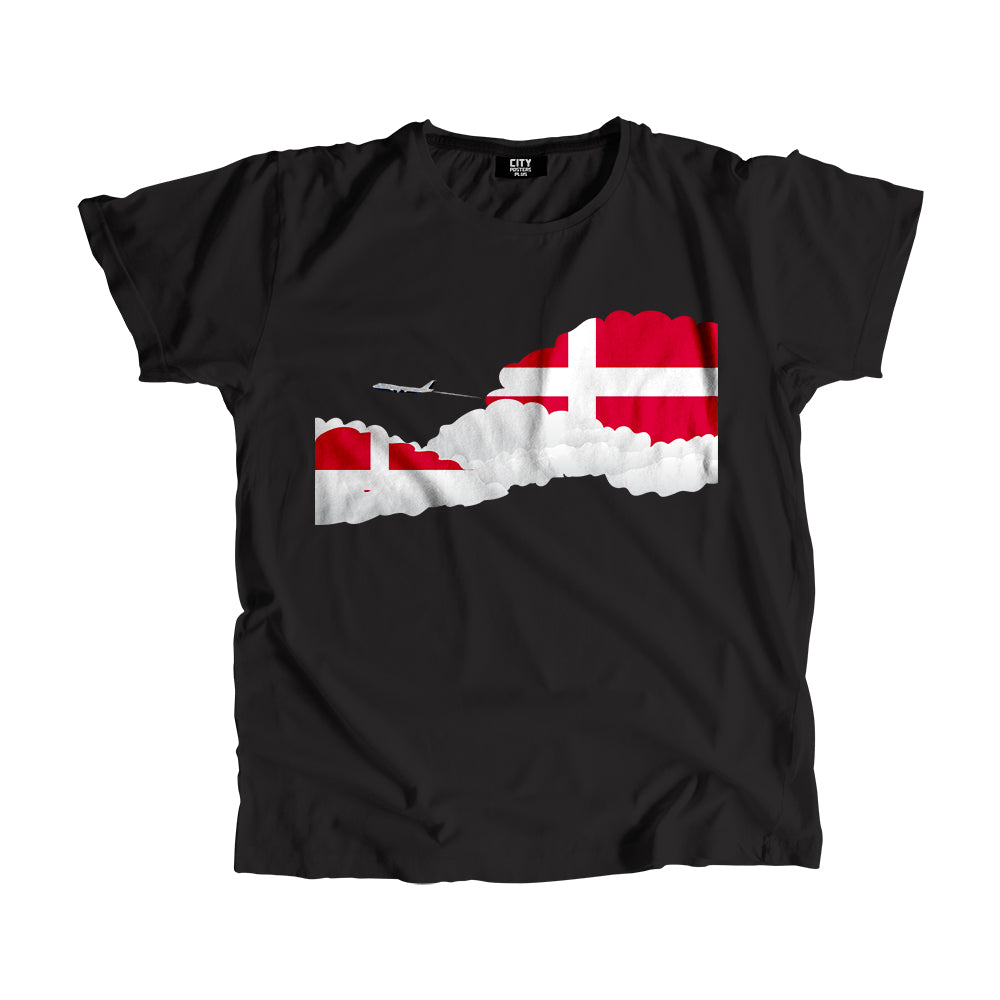 Denmark Day Clouds Men Unisex T-Shirt | Travel & Country Graphic Cotton Tee