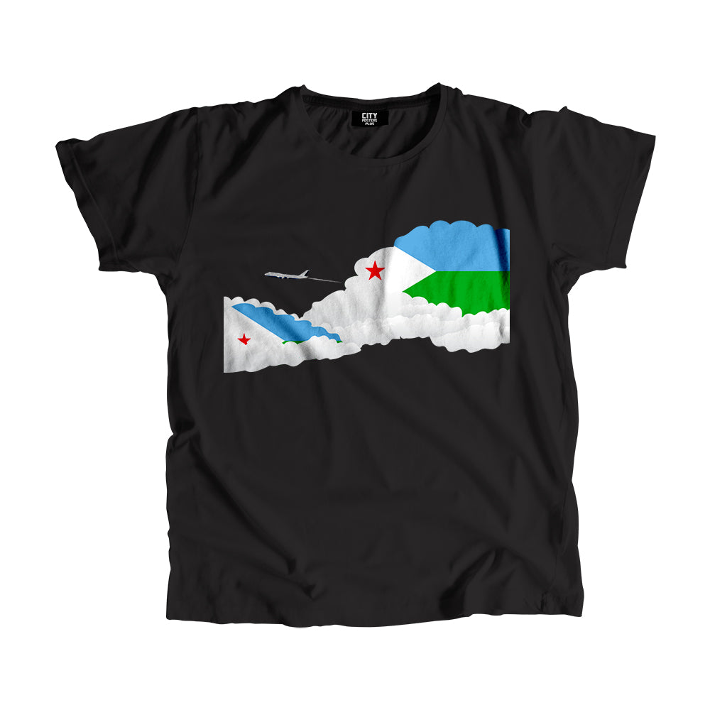 Djibouti Day Clouds Men Unisex T-Shirt | Travel & Country Graphic Cotton Tee