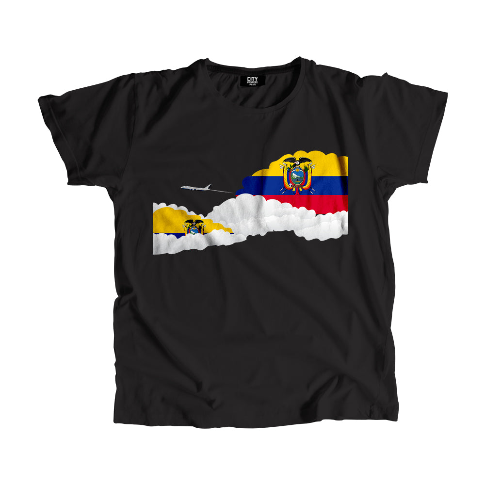 Ecuador Day Clouds Men Unisex T-Shirt | Travel & Country Graphic Cotton Tee