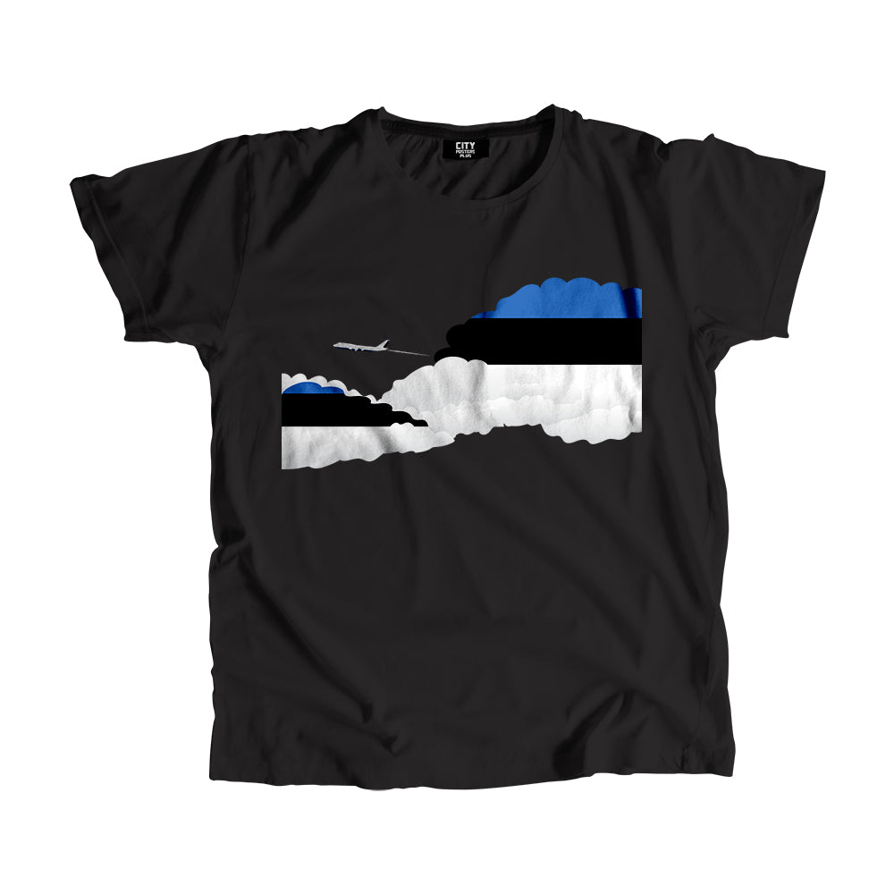 Estonia Day Clouds Men Unisex T-Shirt | Travel & Country Graphic Cotton Tee