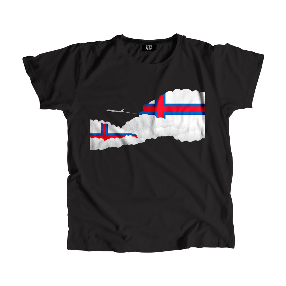 Faroe Islands Day Clouds Men Unisex T-Shirt | Travel & Country Graphic Cotton Tee