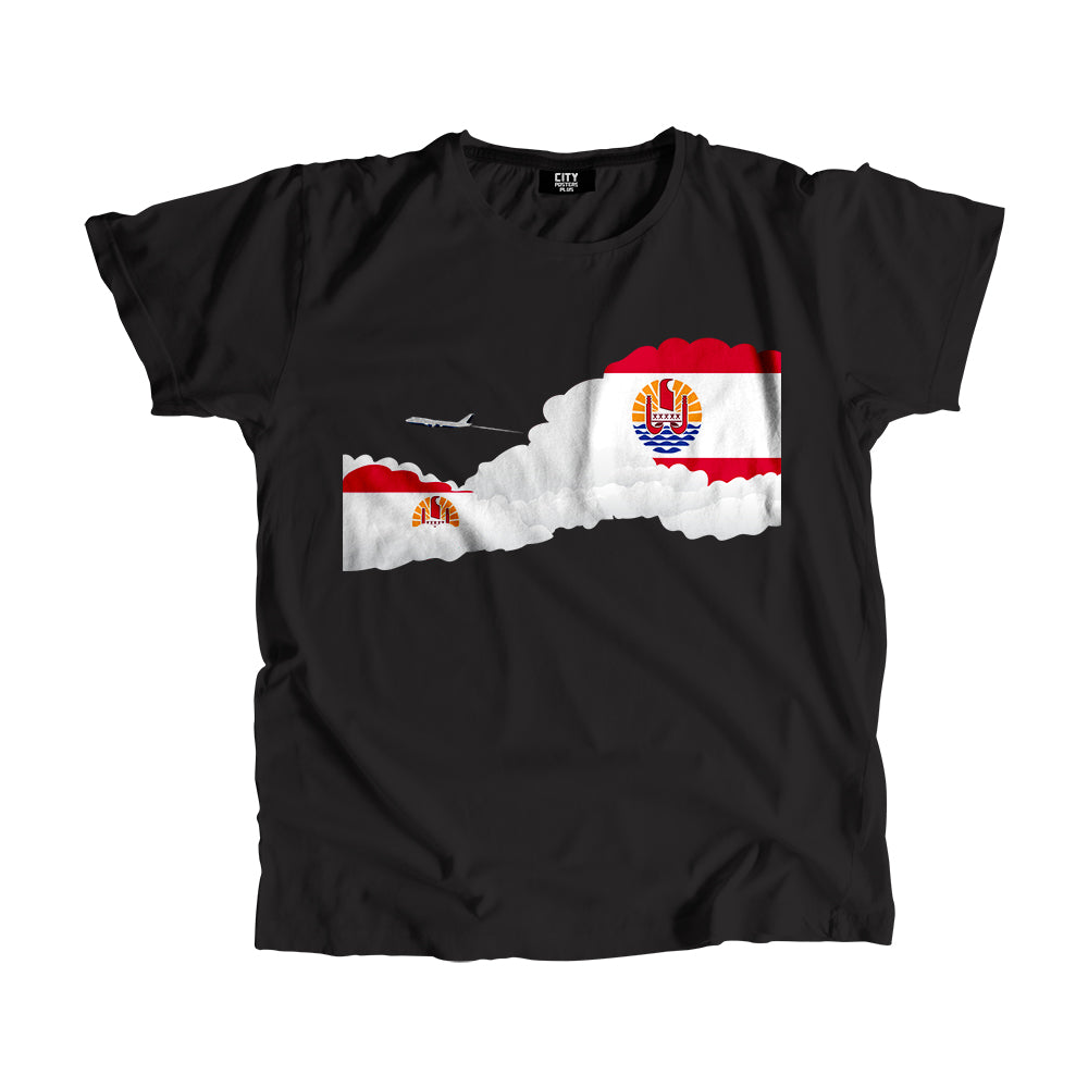 French Polynesia Day Clouds Men Unisex T-Shirt | Travel & Country Graphic Cotton Tee