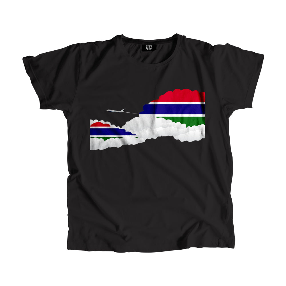 Gambia Day Clouds Men Unisex T-Shirt | Travel & Country Graphic Cotton Tee