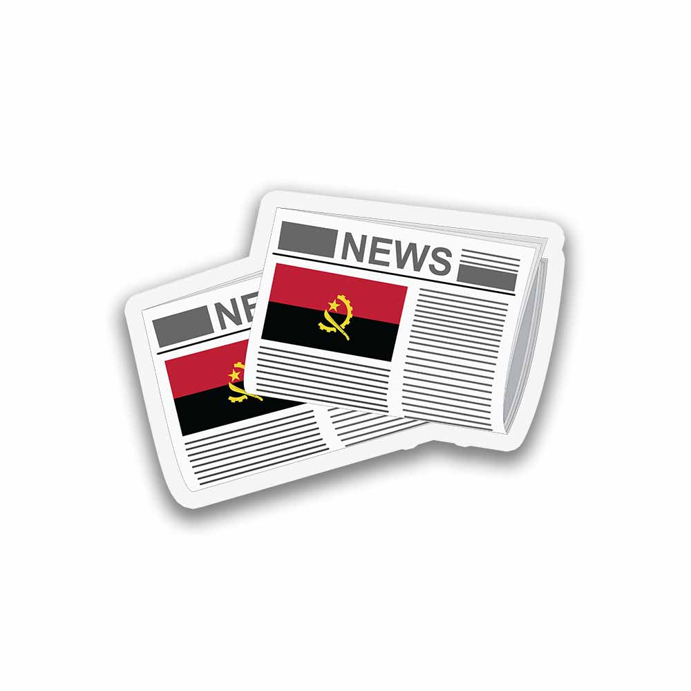 Angola Newspapers Fridge Magnet