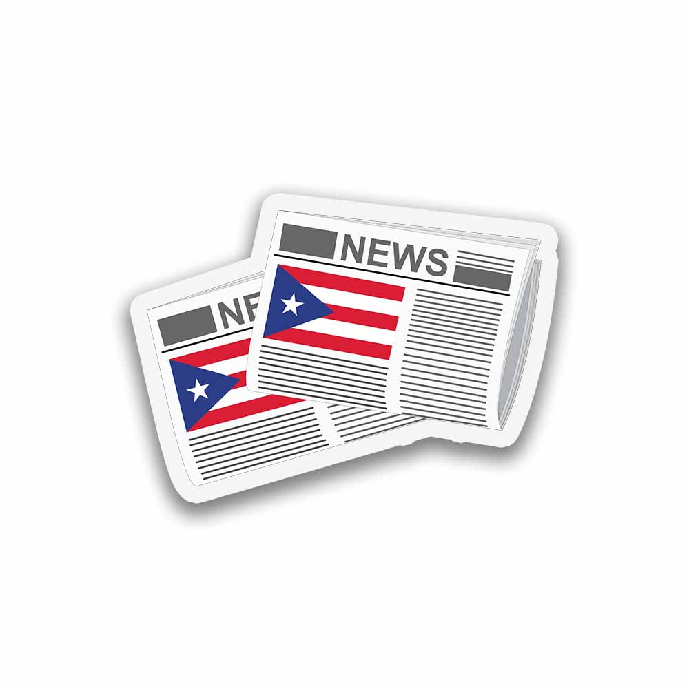 Puerto Rico Newspapers Fridge Magnet