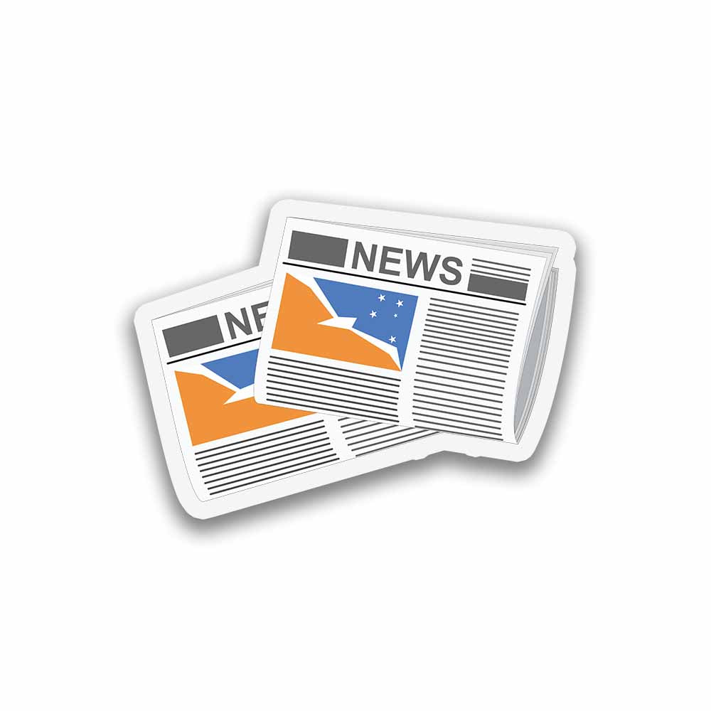 Tierra del Fuego Province Argentina Newspapers Fridge Magnet
