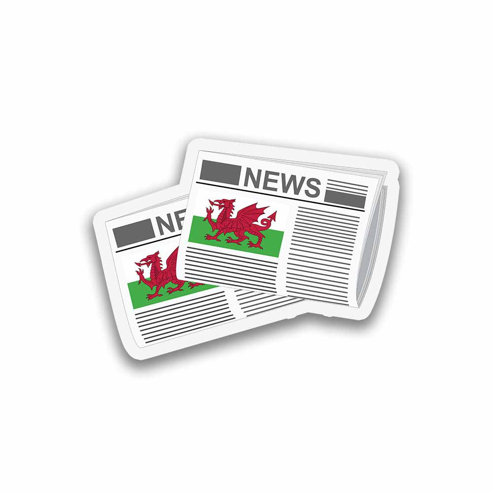 Wales Newspapers Fridge Magnet