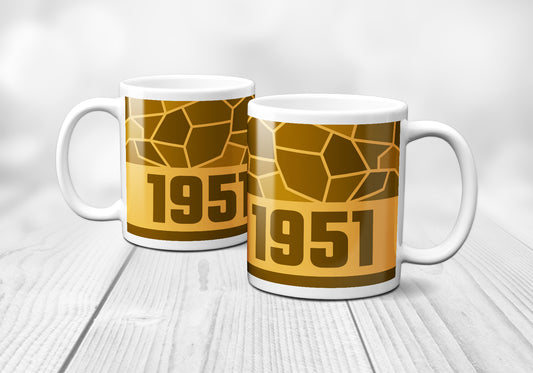 1951 Year Mug (11oz, Golden Yellow)