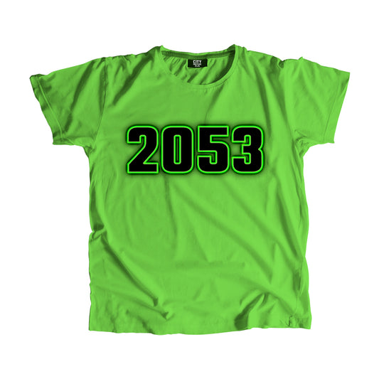 2053 Year Men Women Unisex T-Shirt (Liril Green)
