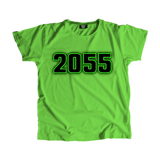 2055 Year Men Women Unisex T-Shirt (Liril Green)