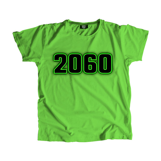 2060 Year Men Women Unisex T-Shirt (Liril Green)