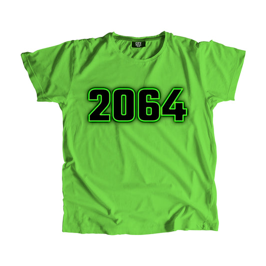 2064 Year Men Women Unisex T-Shirt (Liril Green)