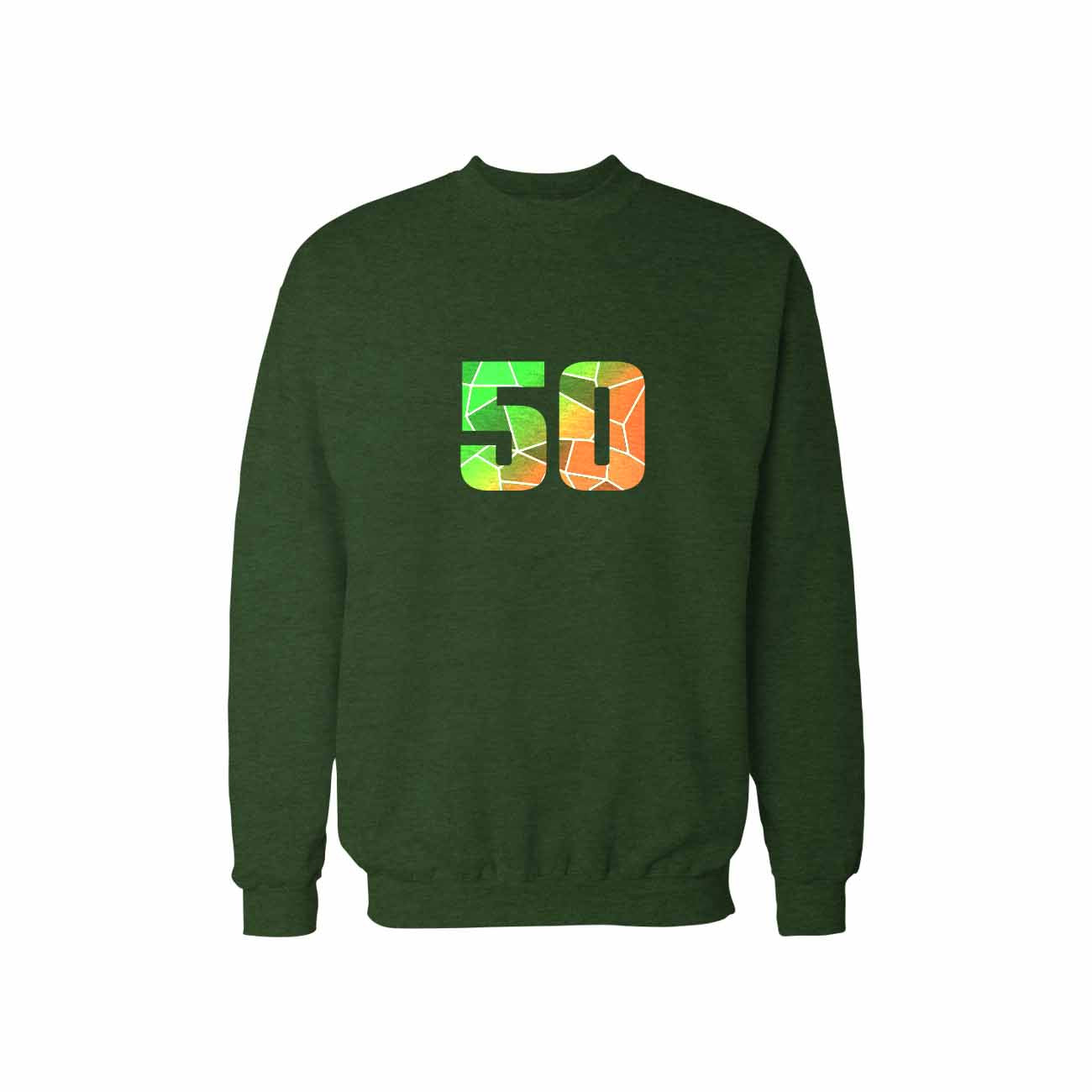 50 Number Unisex  Sweatshirt