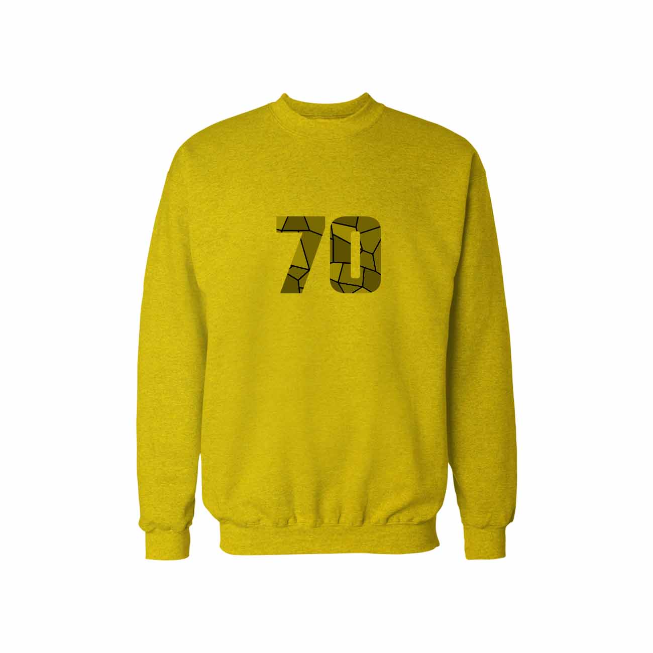 70 Number Unisex  Sweatshirt