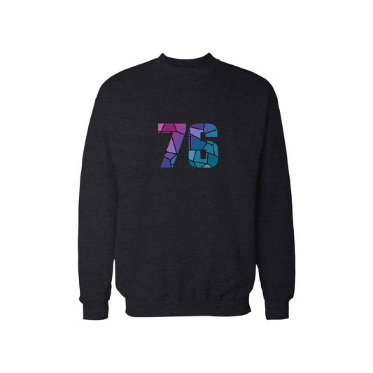 76 Number Unisex  Sweatshirt