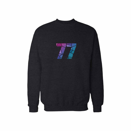 77 Number Unisex  Sweatshirt