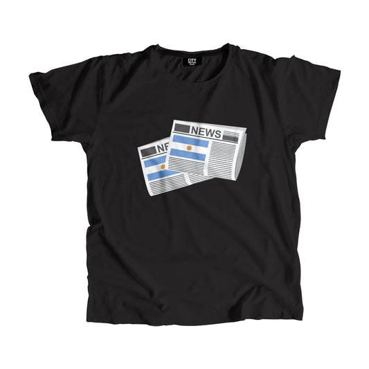 Argentina Newspapers Unisex T-Shirt 