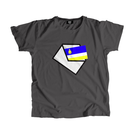 Buryatia Flag Mail Men Women Unisex T-Shirt