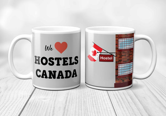 We Love CANADA Hostels Mug