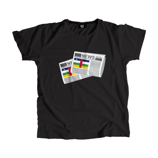 Central African Republic Newspapers Unisex T-Shirt 