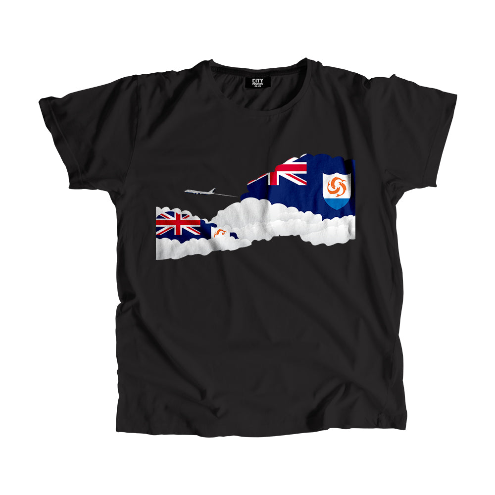 Anguilla Flags Day Clouds Unisex T-Shirt