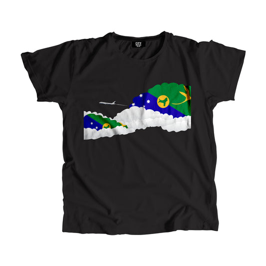 Christmas Island Flags Day Clouds Unisex T-Shirt