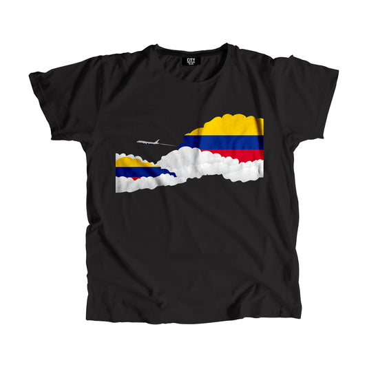Colombia Flags Day Clouds Unisex T-Shirt